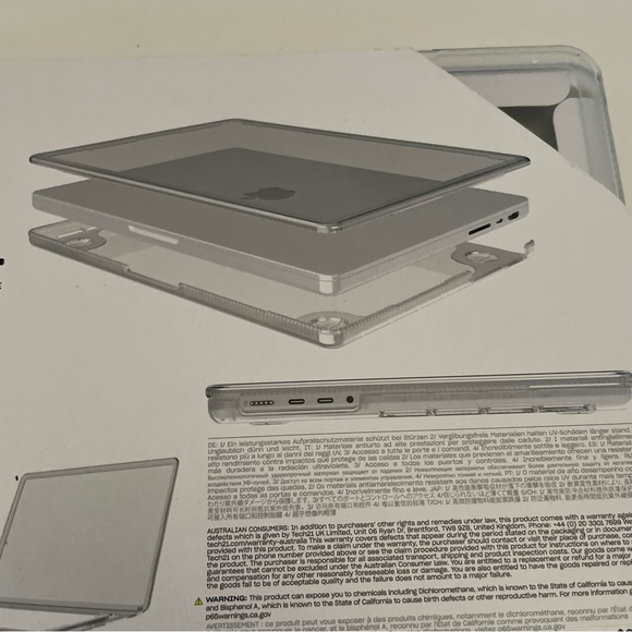 Evo Hardshell Clear Tech 21 for MacPro 13” - Picture 4 of 9